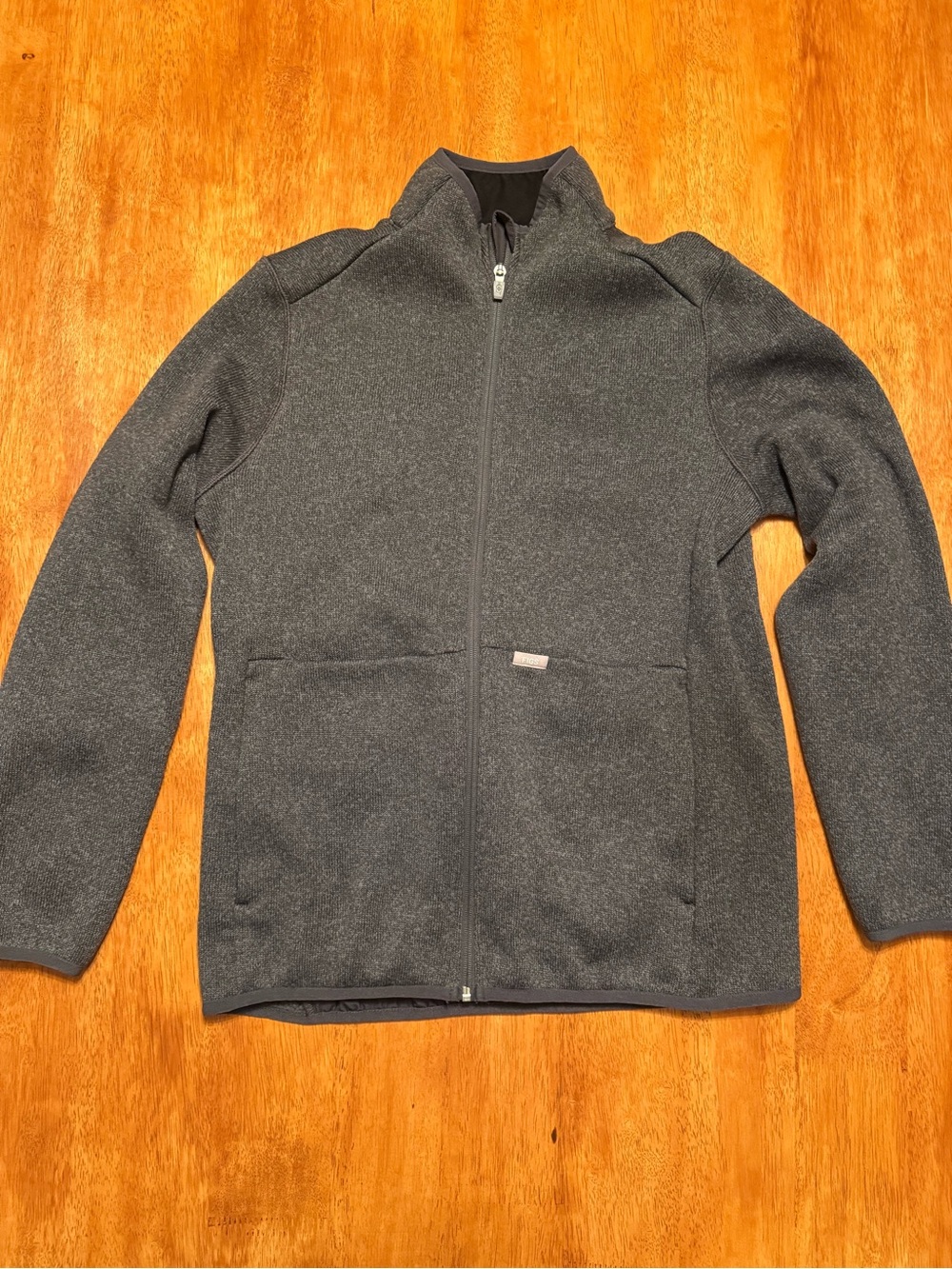 FIGS Women’s Sweater Knit Jacket Large Charcoal